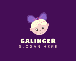 Child - Girl Child Cartoon logo design