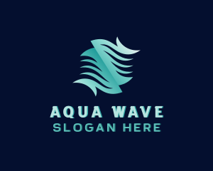 Tech Waves Cyberspace logo design