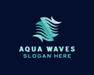 Waves - Tech Waves Cyberspace logo design