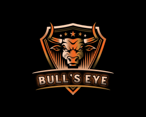 Horn Bull Shield logo design