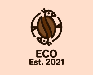Cocoa - Coffee Bean Bird logo design