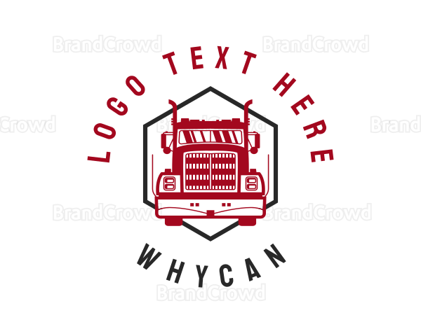 Truck Cargo Logistic Logo