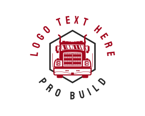 Truck Cargo Logistic Logo