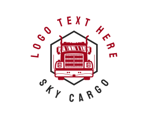 Truck Cargo Logistic logo design