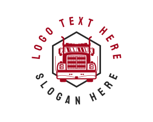 Freight - Truck Cargo Logistic logo design