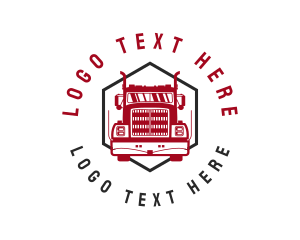 Truck Cargo Logistic Logo