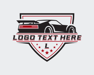 Race Car - Motorsport Racing Vehicle logo design
