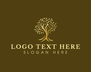 Growth - Tree Luxury Farm logo design