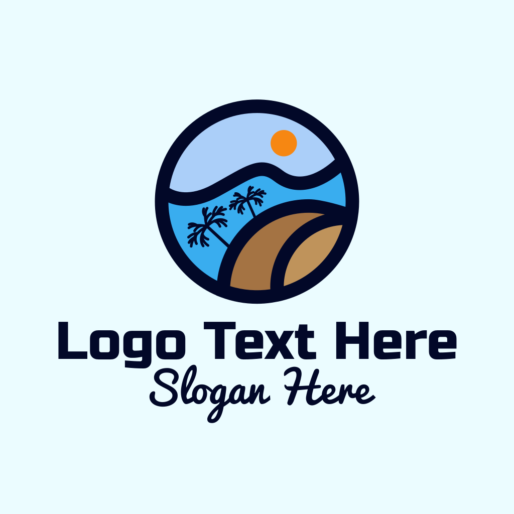 Tropical Surf Wave Logo | BrandCrowd Logo Maker