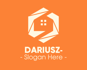 House - Modern Hexagon Home logo design