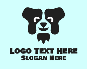 Terrier - Border Collie Dog logo design