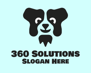 Border Collie Dog logo design