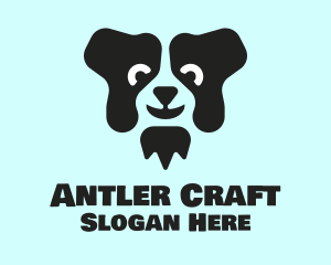 Border Collie Dog logo design