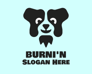 Border Collie Dog logo design