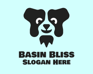 Border Collie Dog logo design