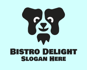 Border Collie Dog logo design