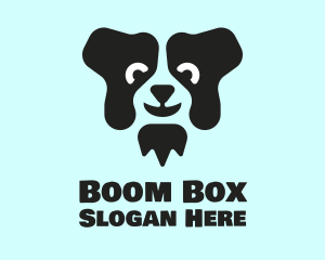 Border Collie Dog logo design