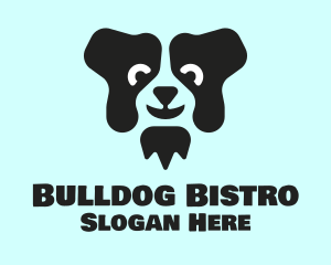 Border Collie Dog logo design