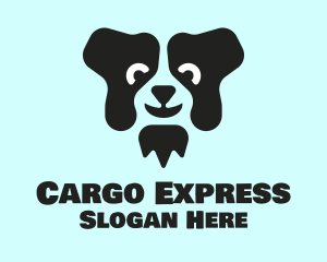 Border Collie Dog logo design