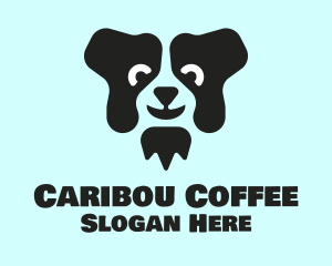 Border Collie Dog logo design