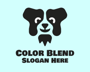 Border Collie Dog logo design