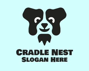 Border Collie Dog logo design