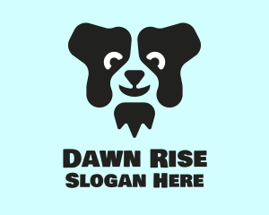 Border Collie Dog logo design