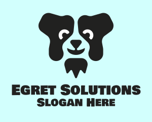 Border Collie Dog logo design