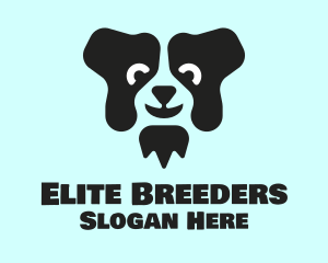 Border Collie Dog logo design