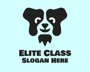 Border Collie Dog logo design