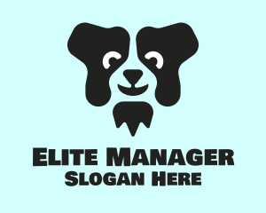 Border Collie Dog logo design