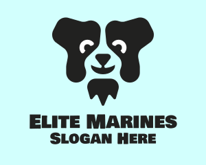 Border Collie Dog logo design