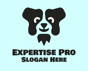 Border Collie Dog logo design