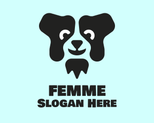 Border Collie Dog logo design