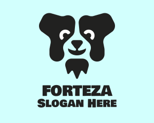 Border Collie Dog logo design