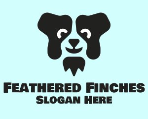 Border Collie Dog logo design