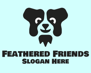 Border Collie Dog logo design