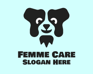 Border Collie Dog logo design