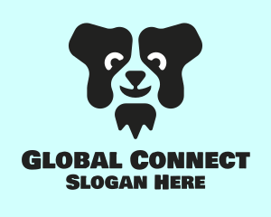 Border Collie Dog logo design