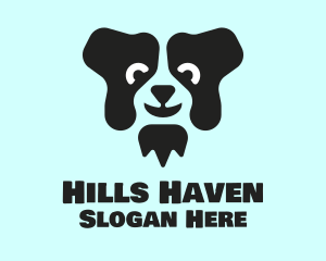 Border Collie Dog logo design