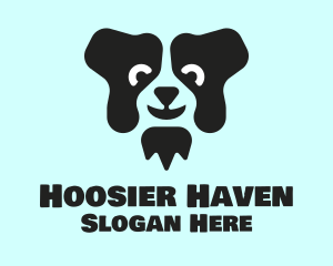 Border Collie Dog logo design