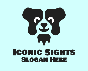 Border Collie Dog logo design