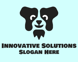 Border Collie Dog logo design