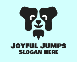 Border Collie Dog logo design