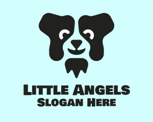 Border Collie Dog logo design