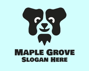 Border Collie Dog logo design