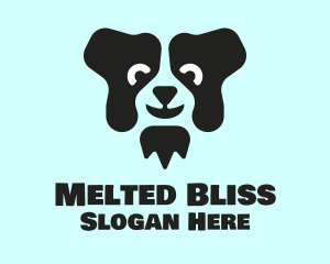 Border Collie Dog logo design