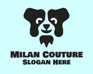 Border Collie Dog logo design