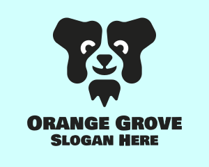 Border Collie Dog logo design