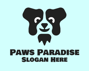 Border Collie Dog logo design